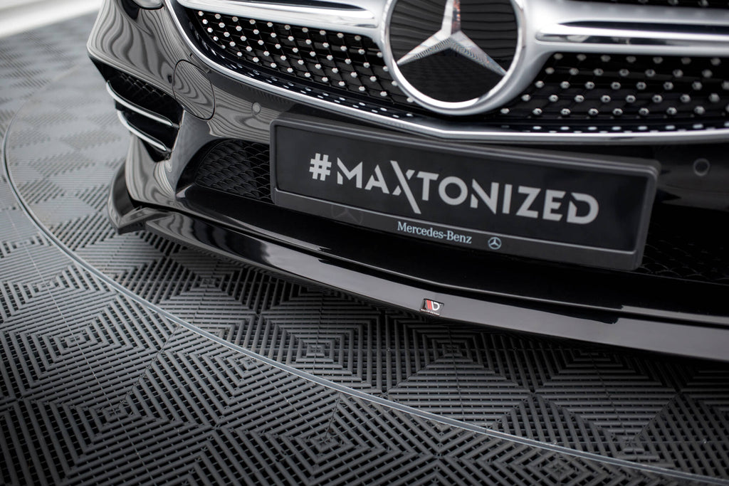 Lip Anteriore V.1 Mercedes Classe S Coupé C217 Facelift AMG-Line — vista laterale
