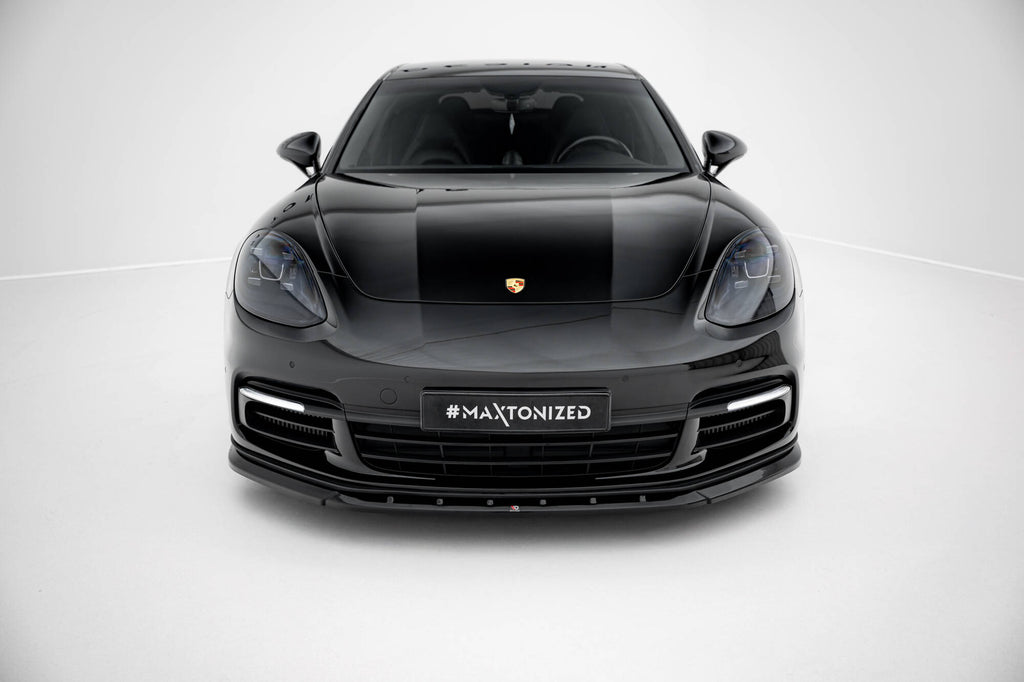 Lip Anteriore V.1 Porsche Panamera 971 Panamera E-Hybrid / Panamera 4S — montato sulla vettura