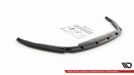 Lip anteriore V.1 Maxton Design per Renault Clio Mk5, ABS nero lucido - vista d'insieme
