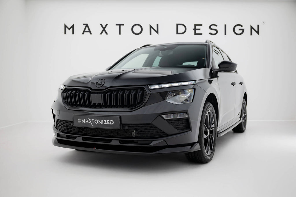 Lip Anteriore V.1 Skoda Kamiq Mk1 Facelift Monte Carlo — montato sulla vettura