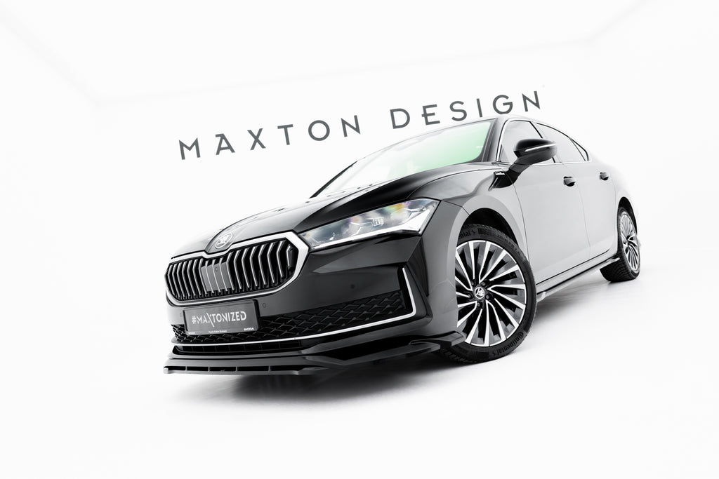 Lip Anteriore V.1 Skoda Superb Mk4 — particolare della finitura