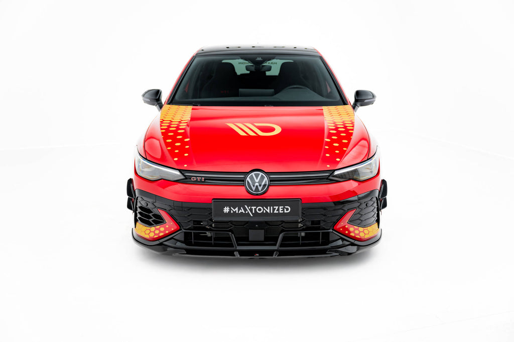 Lip Anteriore V.1 Volkswagen Golf R Mk8 Facelift GTI Clubsport — montato sulla vettura
