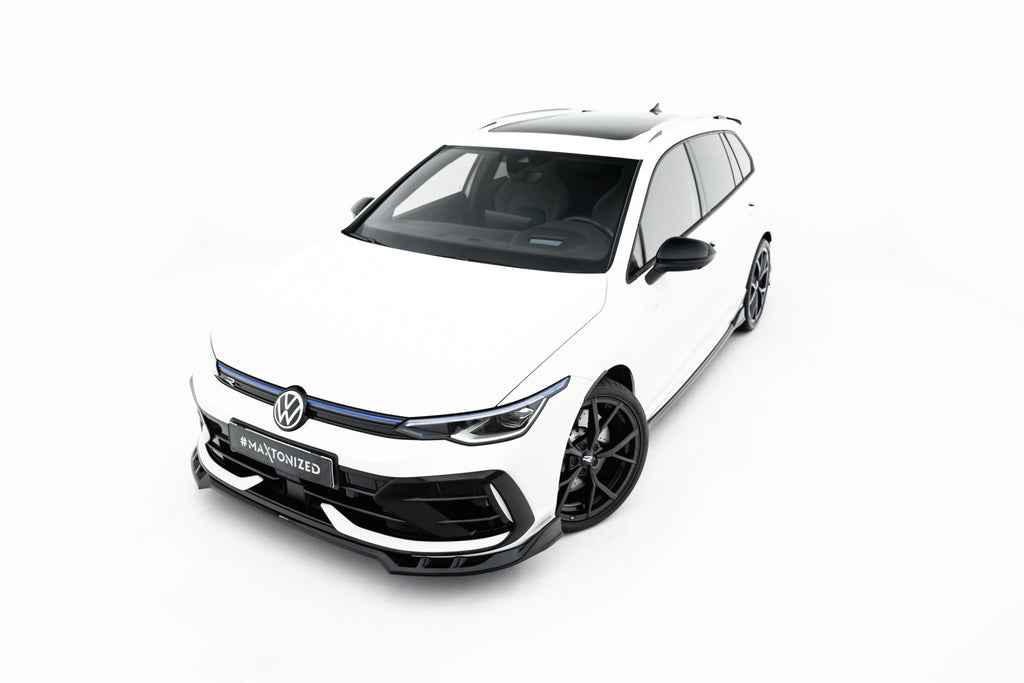 Lip Anteriore V.1 Volkswagen Golf R Station Wagon Mk8 Facelift — vista laterale
