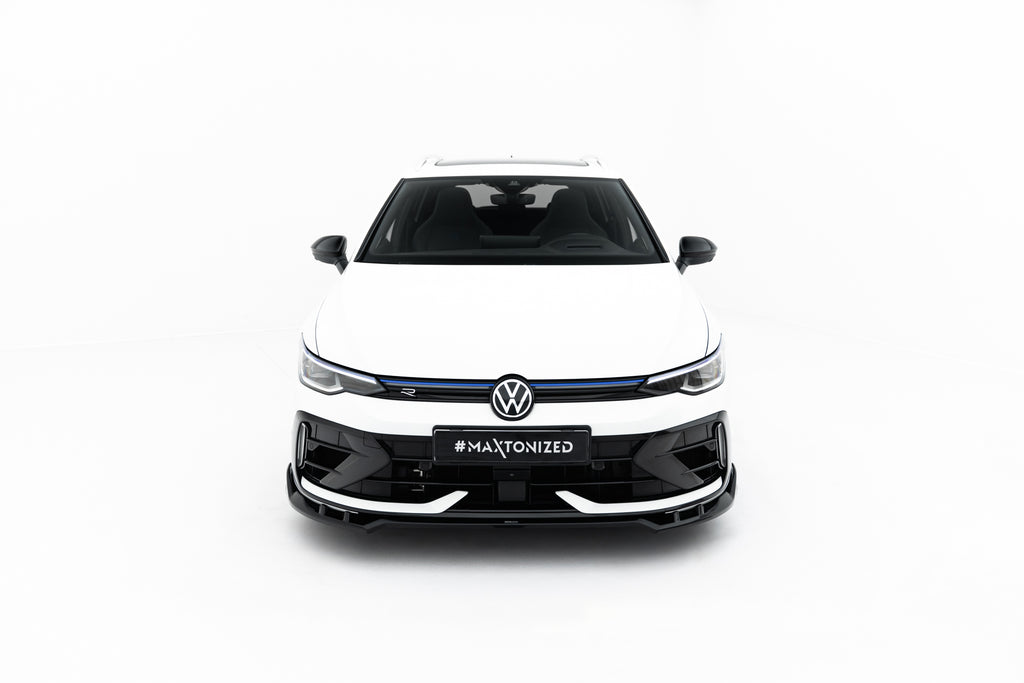 Lip Anteriore V.1 Volkswagen Golf R Station Wagon Mk8 Facelift — vista posteriore