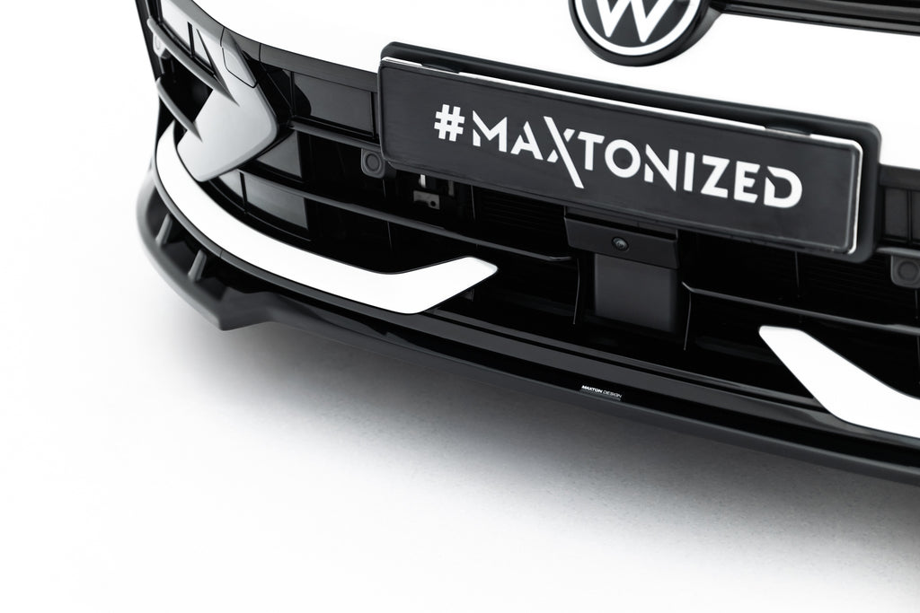 Lip Anteriore V.1 Volkswagen Golf R Station Wagon Mk8 Facelift — dettaglio del fissaggio