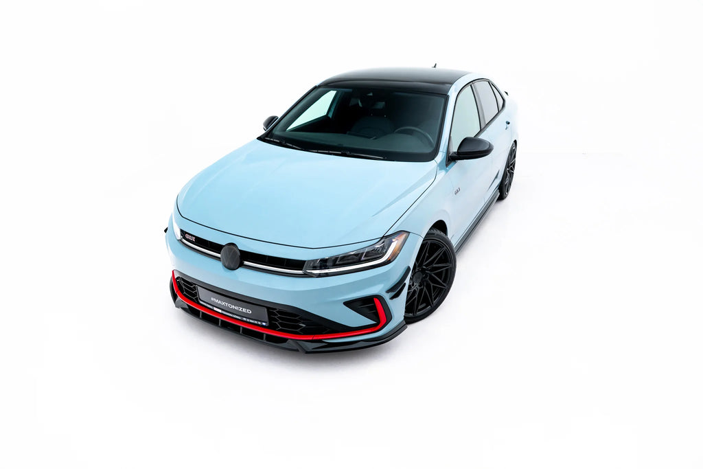 Lip Anteriore V.1 Volkswagen Jetta GLI Mk7 Facelift 2 — particolare della finitura