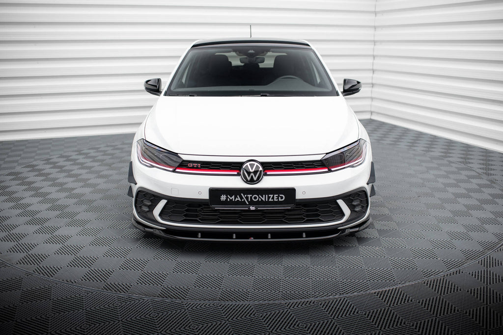 Lip Anteriore V.1 Volkswagen Polo GTI Mk6 Facelift — montato sulla vettura