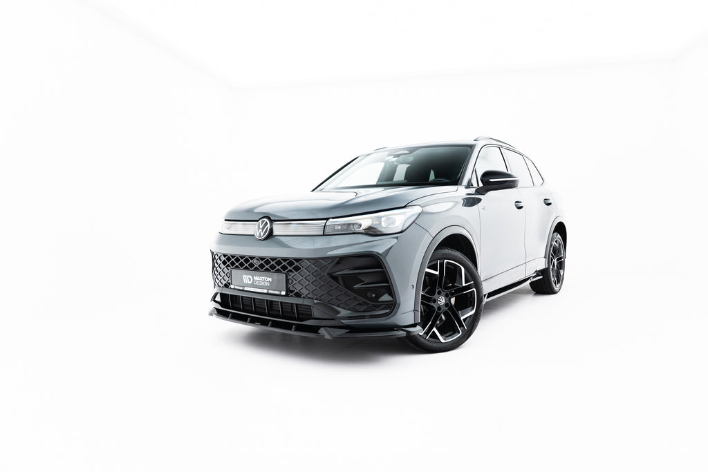 Lip Anteriore V.1 Volkswagen Tiguan Mk3 R-Line — dettaglio del fissaggio