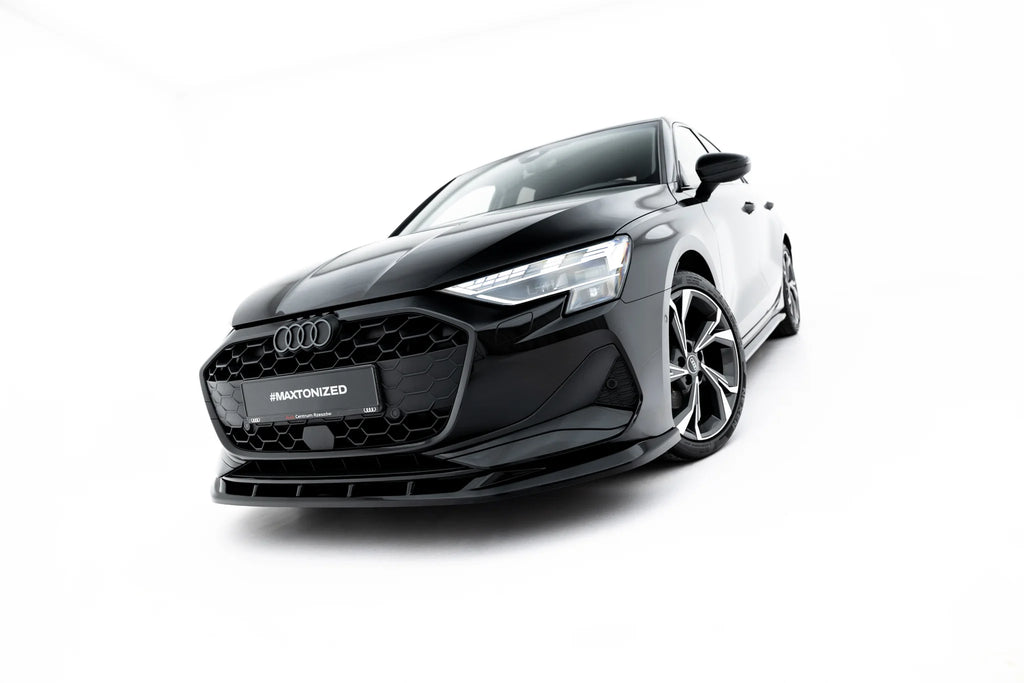 Lip Anteriore V.2 Audi A3 Berlina 8Y Facelift — vista laterale
