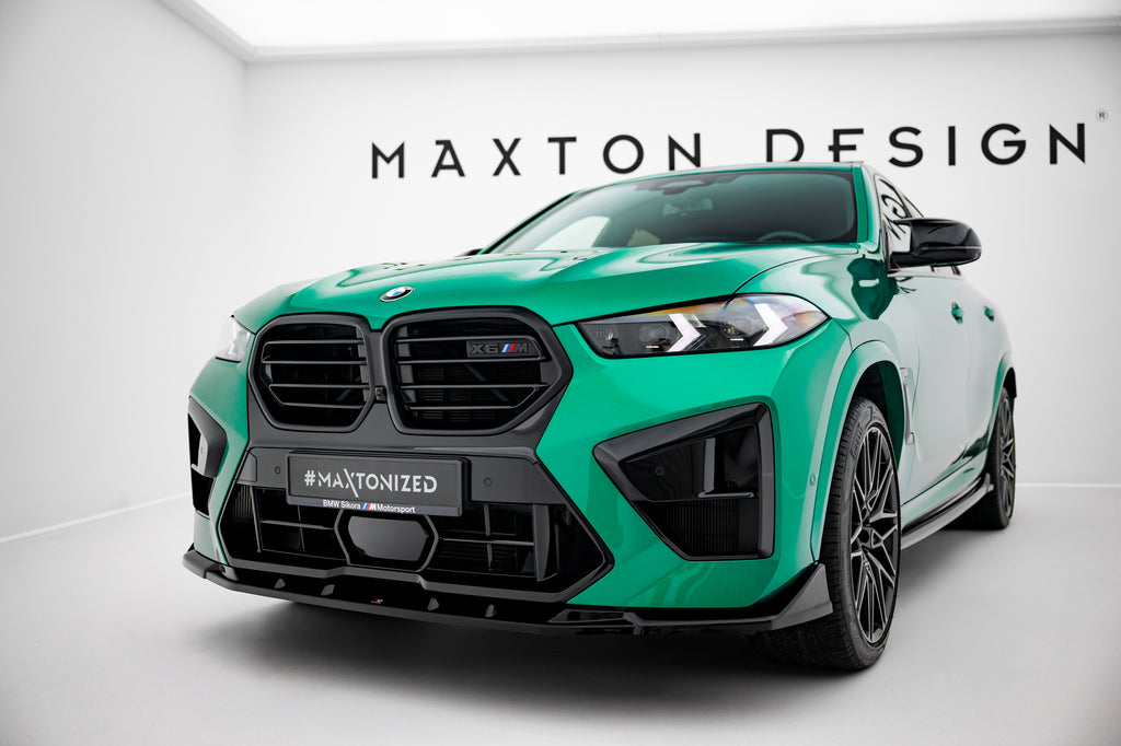 Lip Anteriore V.3 BMW X6 M F96 Facelift — vista laterale