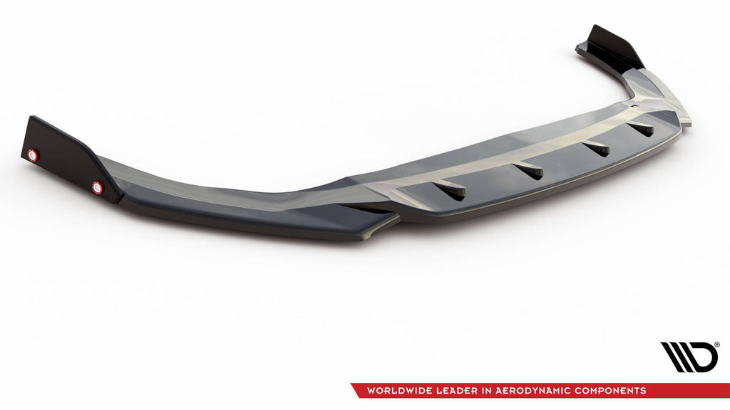 Lip Anteriore V.2 Volkswagen Golf Mk8 + Flap GTI / GTE / GTD — vista d'insieme