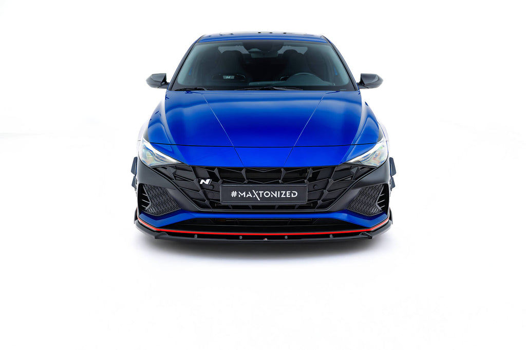 Lip Anteriore V.2 Hyundai Elantra N Mk7 — montato sulla vettura
