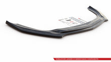 Load image into Gallery viewer, Lip anteriore V.2 Maxton Design in ABS nero lucido per Mercedes Classe A 35 AMG Aero W177, dettaglio del fissaggio