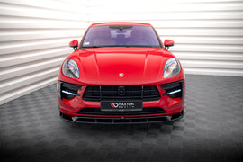 Lip Anteriore V.2 Porsche Macan EV Mk1 Facelift GTS / Sport Design — montato sulla vettura