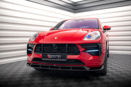 Lip Anteriore V.2 Porsche Macan EV Mk1 Facelift GTS / Sport Design — particolare della finitura