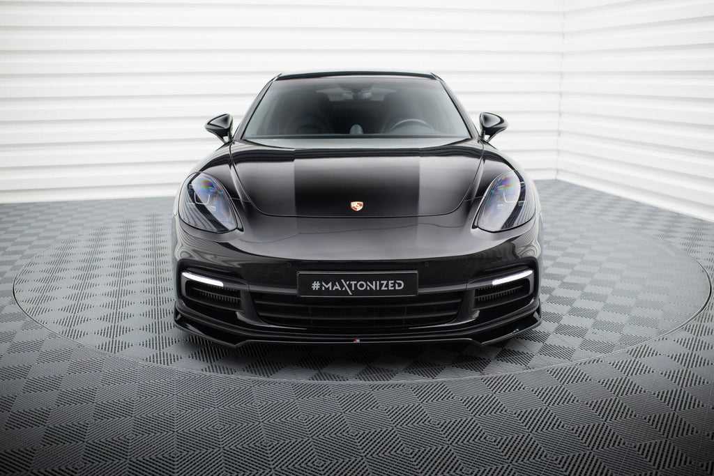 Lip Anteriore V.2 Porsche Panamera 971 Panamera E-Hybrid / Panamera 4S — montato sulla vettura