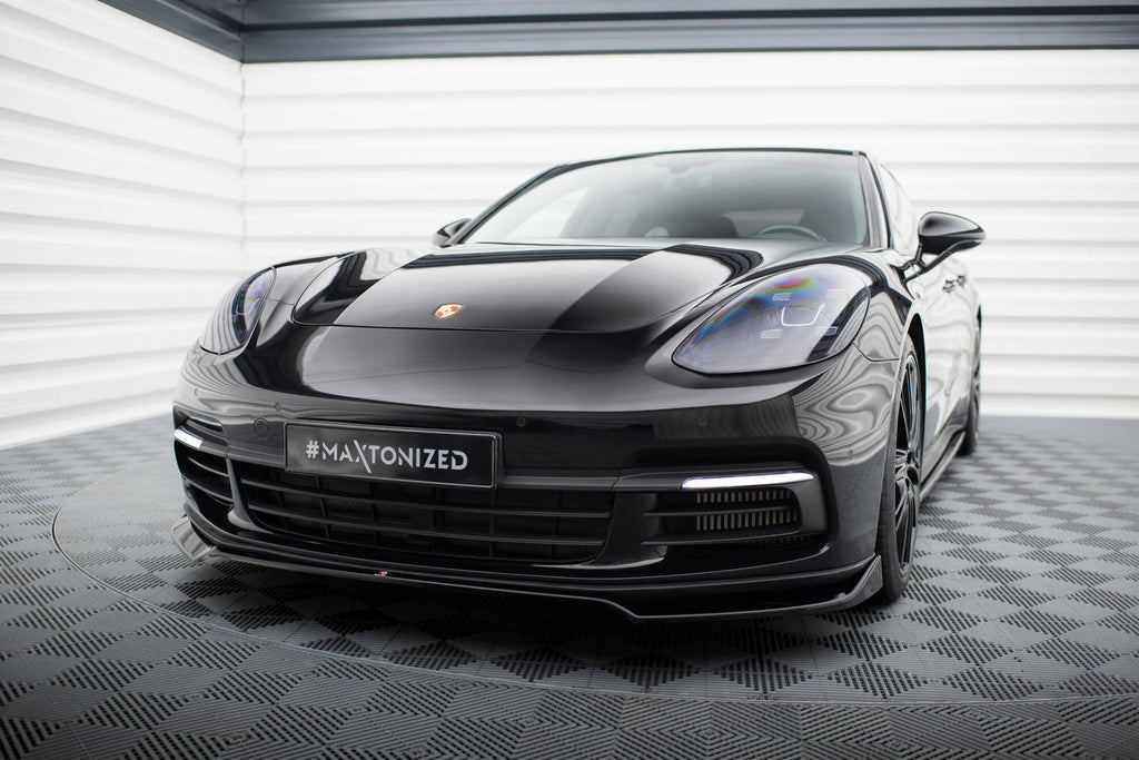 Lip Anteriore V.2 Porsche Panamera 971 Panamera E-Hybrid / Panamera 4S — vista laterale