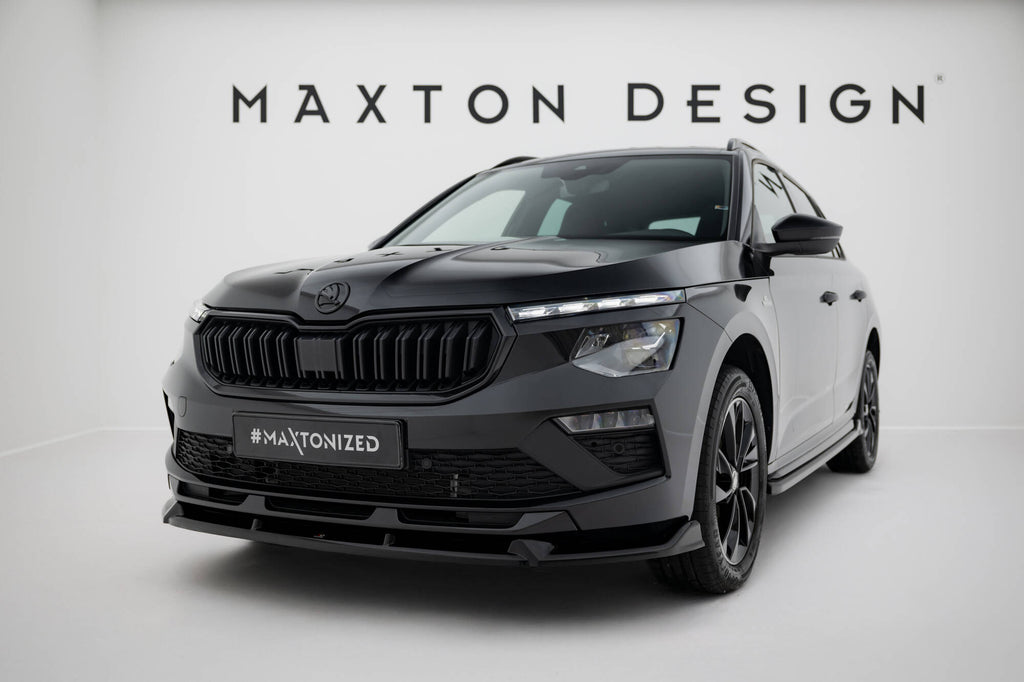 Lip Anteriore V.2 Skoda Kamiq Mk1 Facelift Monte Carlo — montato sulla vettura