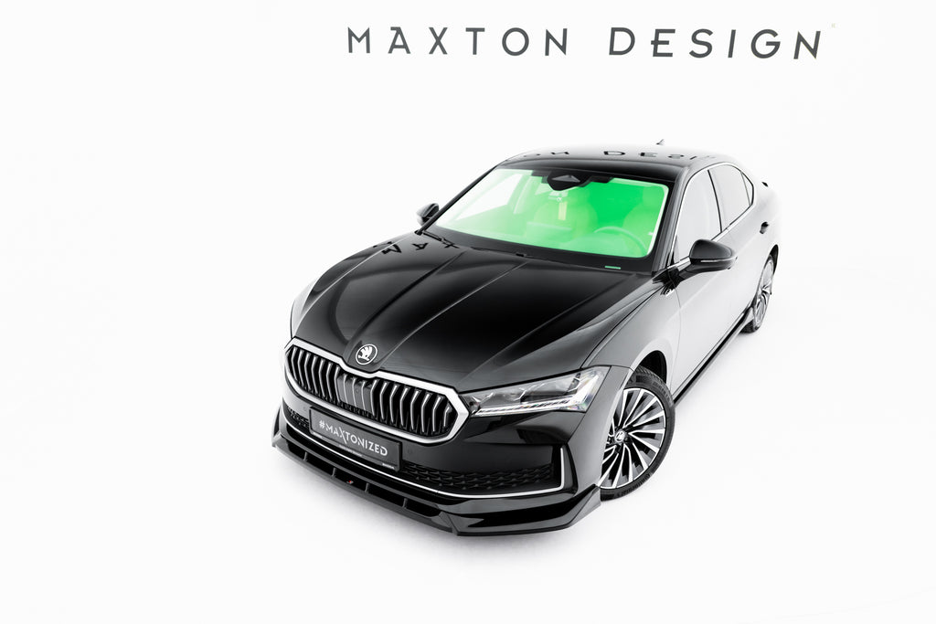 Lip Anteriore V.2 Skoda Superb Mk4 — vista laterale