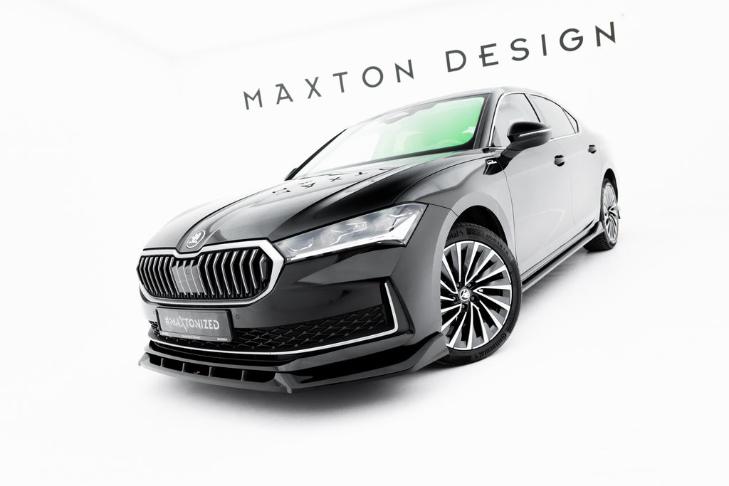 Lip Anteriore V.2 Skoda Superb Mk4 — particolare della finitura