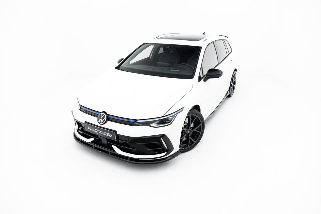 Lip Anteriore V.2 Volkswagen Golf R Station Wagon Mk8 Facelift — vista laterale
