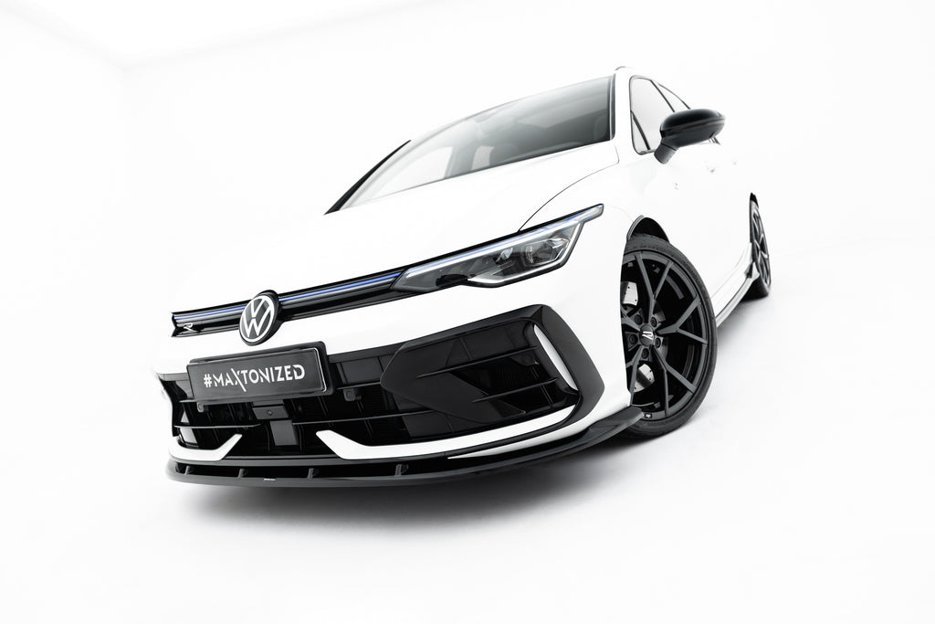 Lip Anteriore V.2 Volkswagen Golf R Station Wagon Mk8 Facelift — vista posteriore