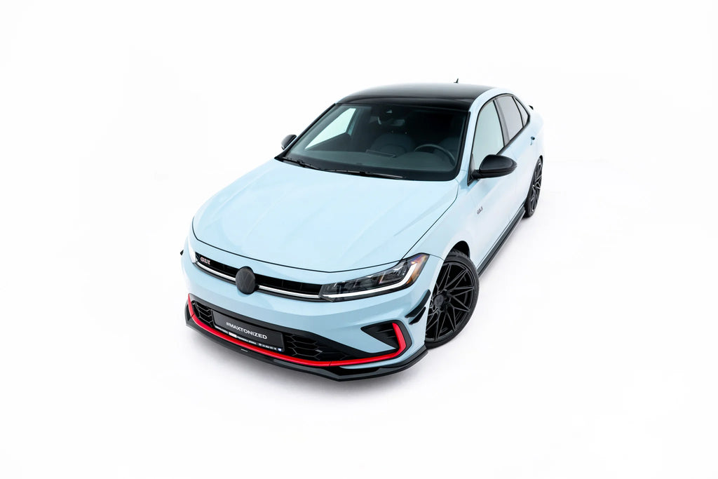 Lip Anteriore V.2 Volkswagen Jetta GLI Mk7 Facelift 2 — dettaglio del fissaggio