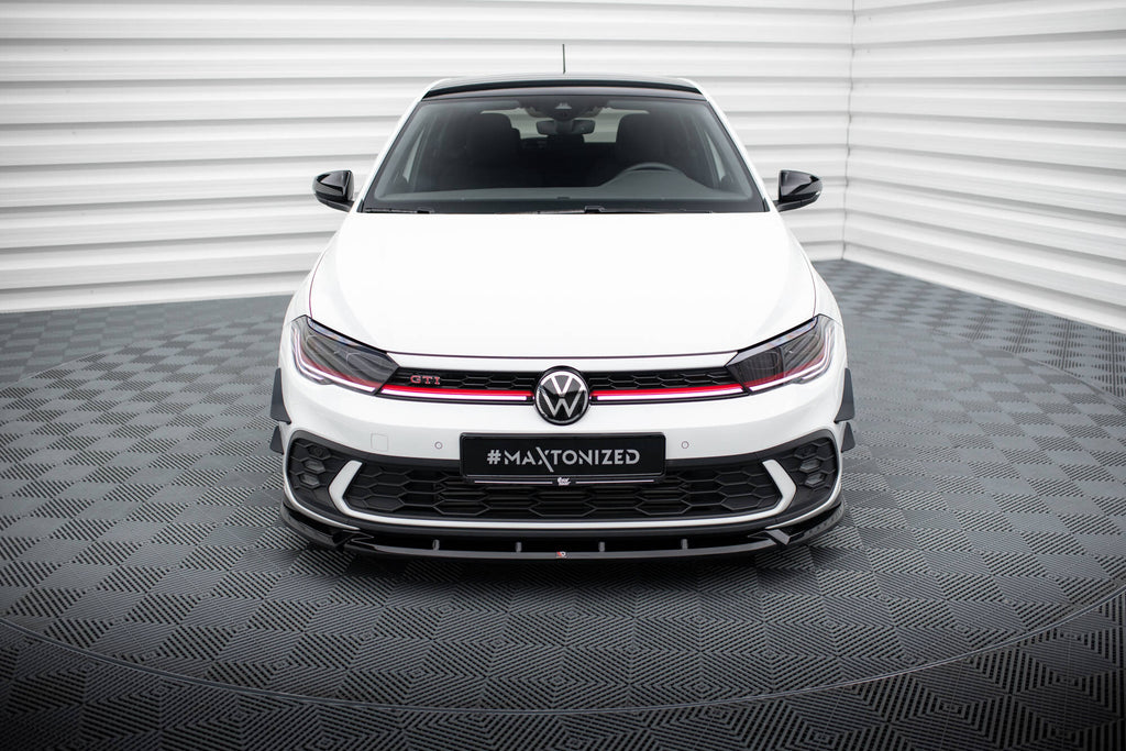 Lip Anteriore V.2 Volkswagen Polo GTI Mk6 Facelift — montato sulla vettura