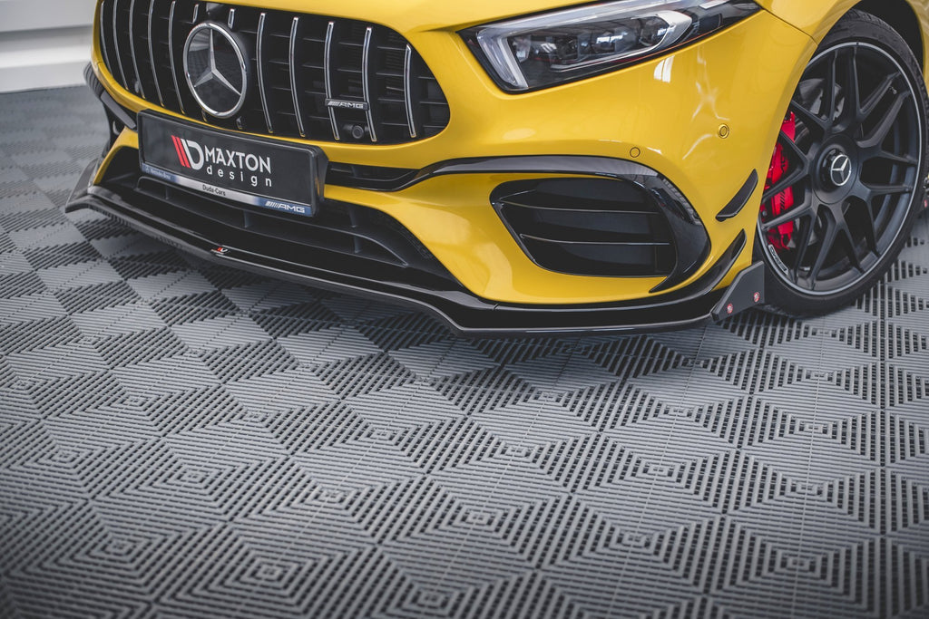 Lip Anteriore V.3 Mercedes Classe A 35 AMG W177 + Flap AMG 45 S Aero Pack — vista laterale