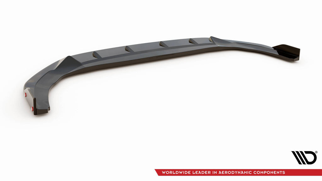 Lip Anteriore V.3 Volkswagen Golf Mk8 + Flap GTI / GTE / GTD — particolare della finitura