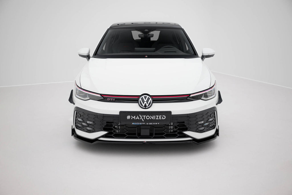 Lip Anteriore V.3 Volkswagen Golf Mk8 Facelift + Flap GTI / GTE / R-Line — vista d'insieme