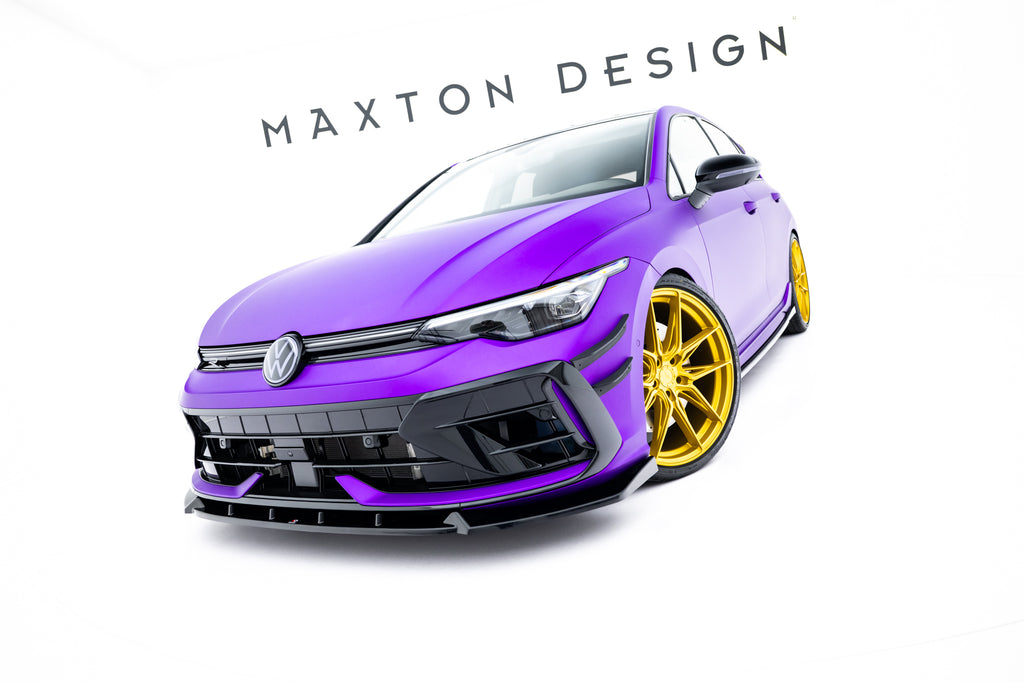 Lip Anteriore V.3 Volkswagen Golf R Hatchback Mk8 Facelift — dettaglio del profilo
