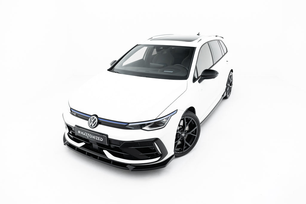 Lip Anteriore V.3 Volkswagen Golf R Station Wagon Mk8 Facelift — montato sulla vettura