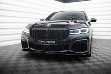 Carica l'immagine nel visualizzatore di Gallery, Lip Anteriore V.4 BMW Serie 7 G11 Facelift M-Pack — montato sulla vettura