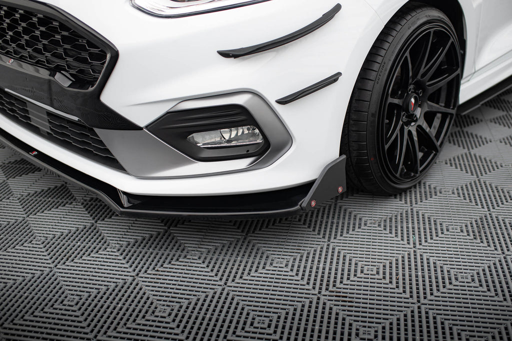 Lip Anteriore V.4 Ford Fiesta Mk8 + Flap ST-Line / ST — vista posteriore