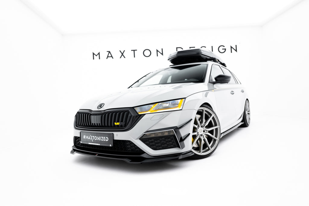 Lip Anteriore V.4 Skoda Octavia RS Mk4 — vista laterale