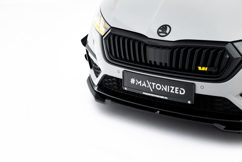 Lip Anteriore V.4 Skoda Octavia RS Mk4 — dettaglio del fissaggio