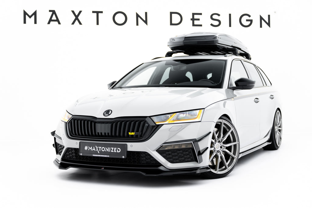 Lip Anteriore V.4 Skoda Octavia RS Mk4 — vista angolata