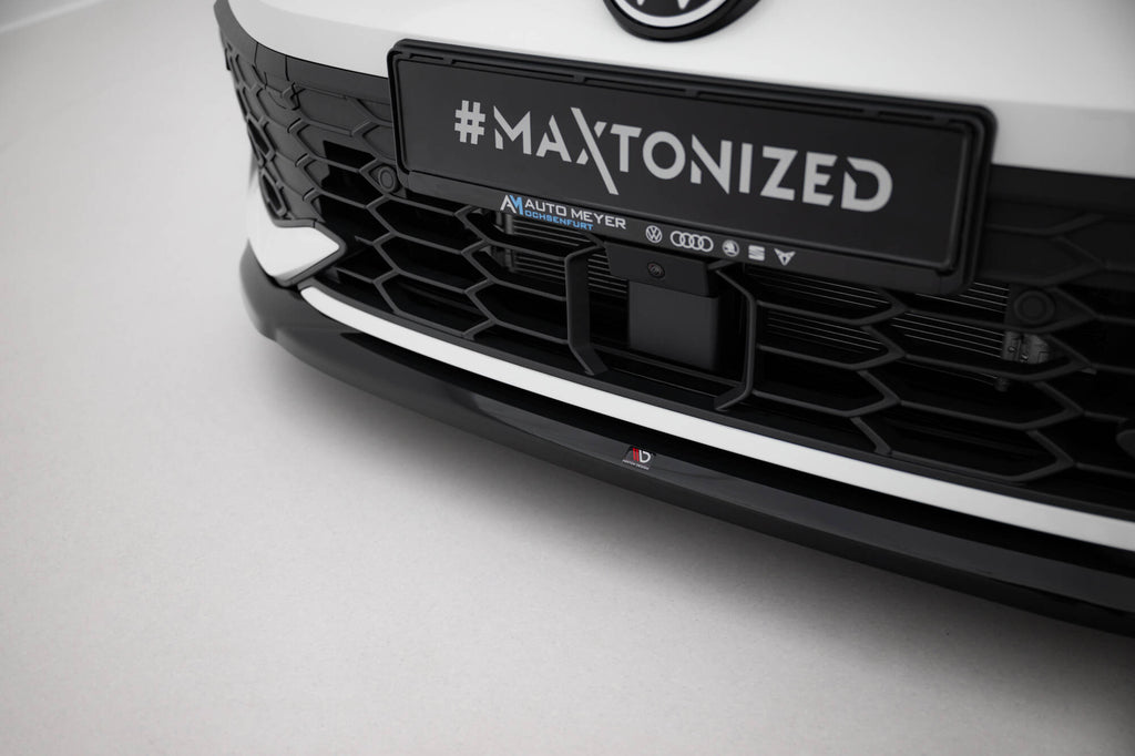 Lip Anteriore V.4 Volkswagen Golf Mk8 Facelift GTI / GTE / R-Line — vista laterale