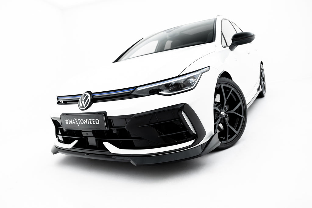 Lip Anteriore V.4 Volkswagen Golf R Station Wagon Mk8 Facelift — vista posteriore