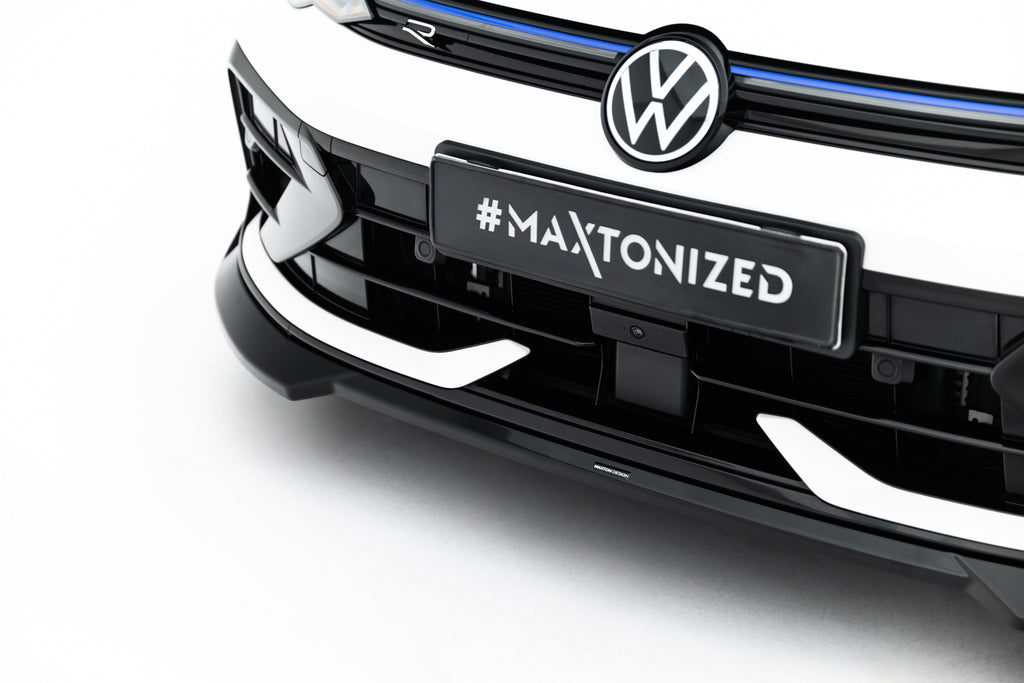 Lip Anteriore V.4 Volkswagen Golf R Station Wagon Mk8 Facelift — dettaglio del fissaggio