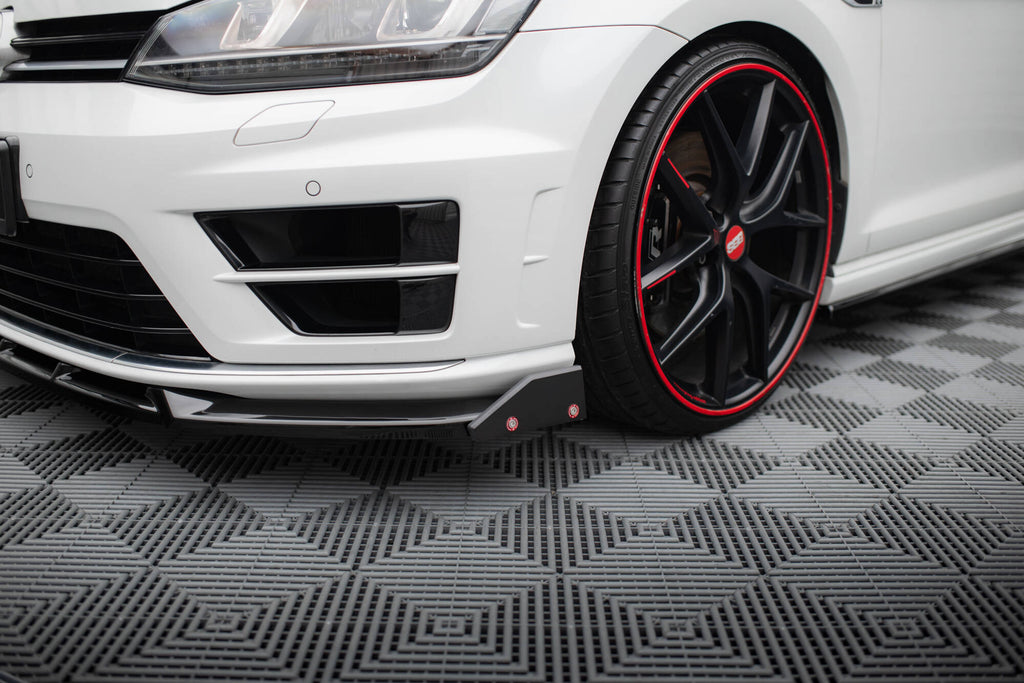 Lip Anteriore V.5 Volkswagen Golf Mk7 + Flap R / R-Line — vista posteriore