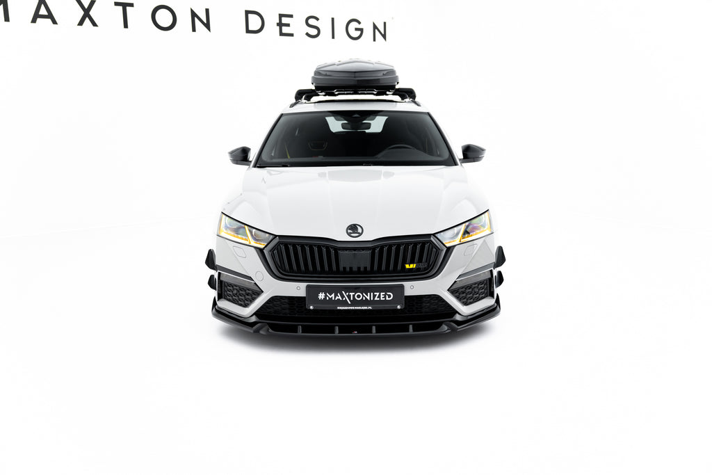 Lip Anteriore V.5 Skoda Octavia RS Mk4 — particolare della finitura
