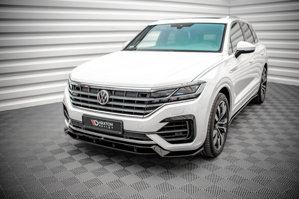 Lip Anteriore Volkswagen Touareg Mk3 R-Line — vista laterale