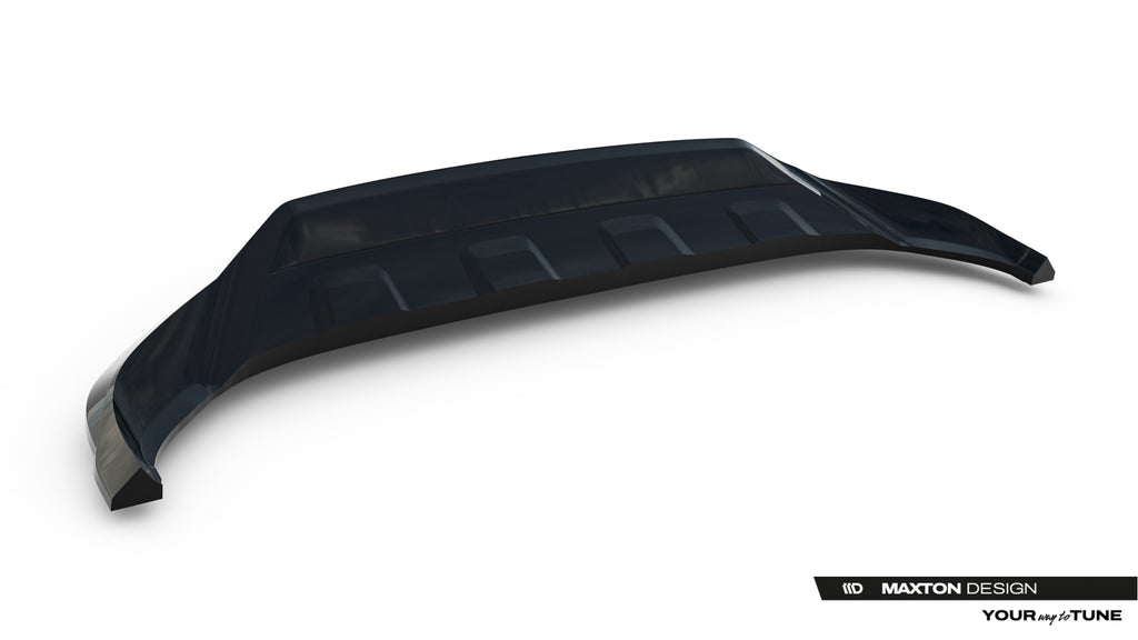 Lip Anteriore Volkswagen Touareg Mk3 Facelift R-Line — particolare della finitura