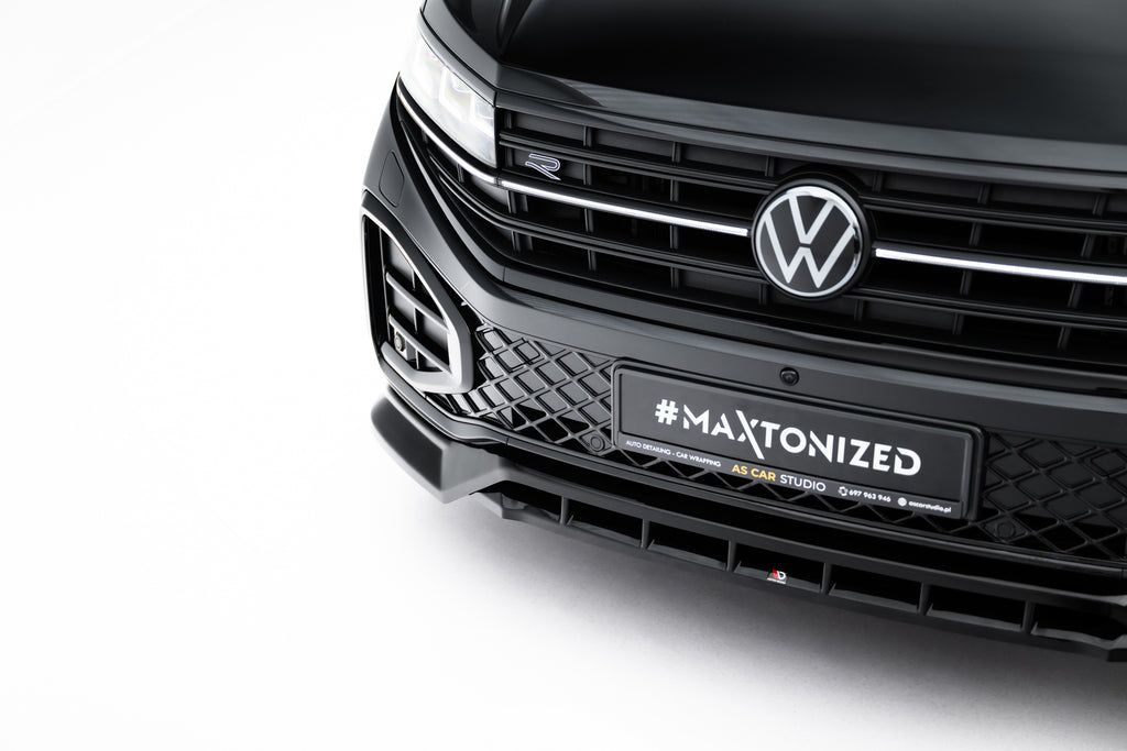 Lip Anteriore Volkswagen Touareg Mk3 Facelift R-Line — particolare del bordo