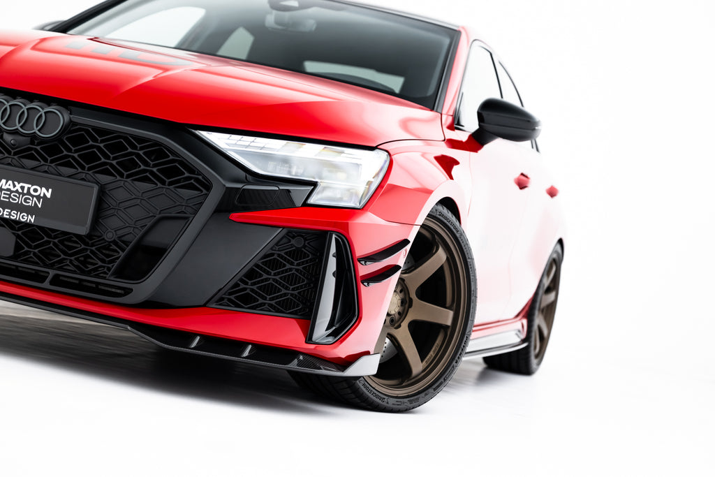 Lip Anteriore Audi RS3 8Y Facelift in Fibra di Carbonio — vista d'insieme