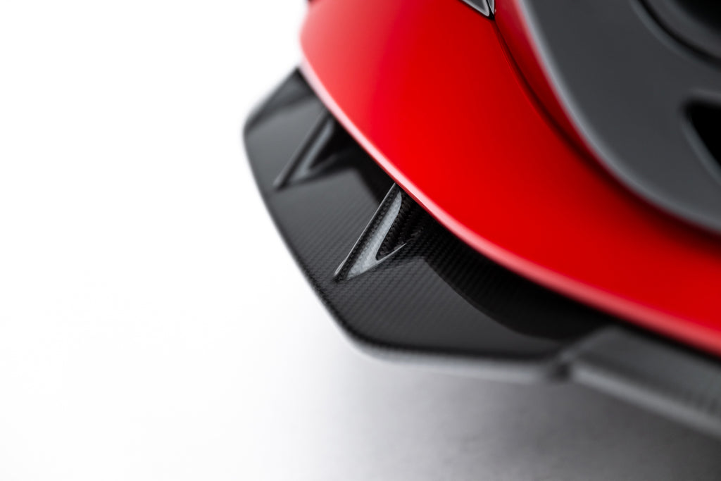Lip Anteriore Audi RS3 8Y Facelift in Fibra di Carbonio — montato sulla vettura
