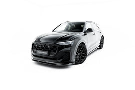 Lip Anteriore Audi Q8 4M Facelift S-Line in Fibra di Carbonio — dettaglio del profilo