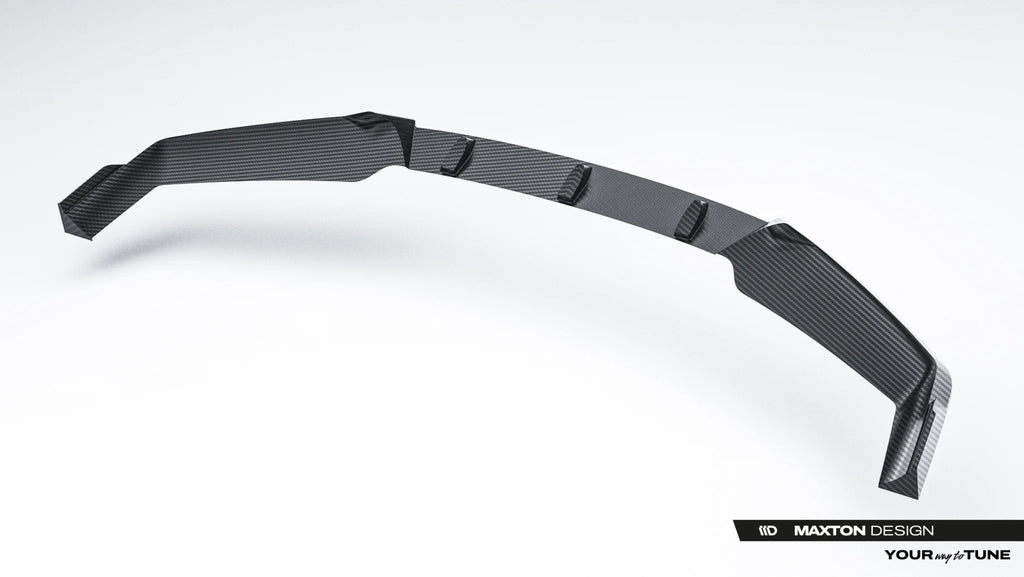 Lip Anteriore BMW Serie 7 G70 i7 eDrive50 M-pack / i7 xDrive60 M-Pack / i7 M70 xDrive M-Pack in Fibra di Carbonio — dettaglio del fissaggio